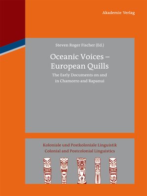 cover image of Oceanic Voices--European Quills